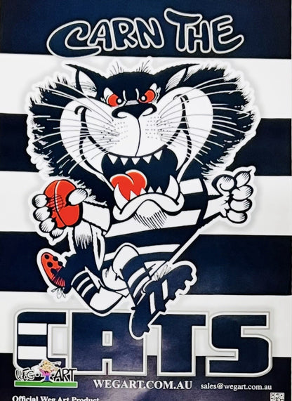 2007, 2009, 2011, 2022 & Supporter Geelong Cats WEG WegArt Premiers Posters