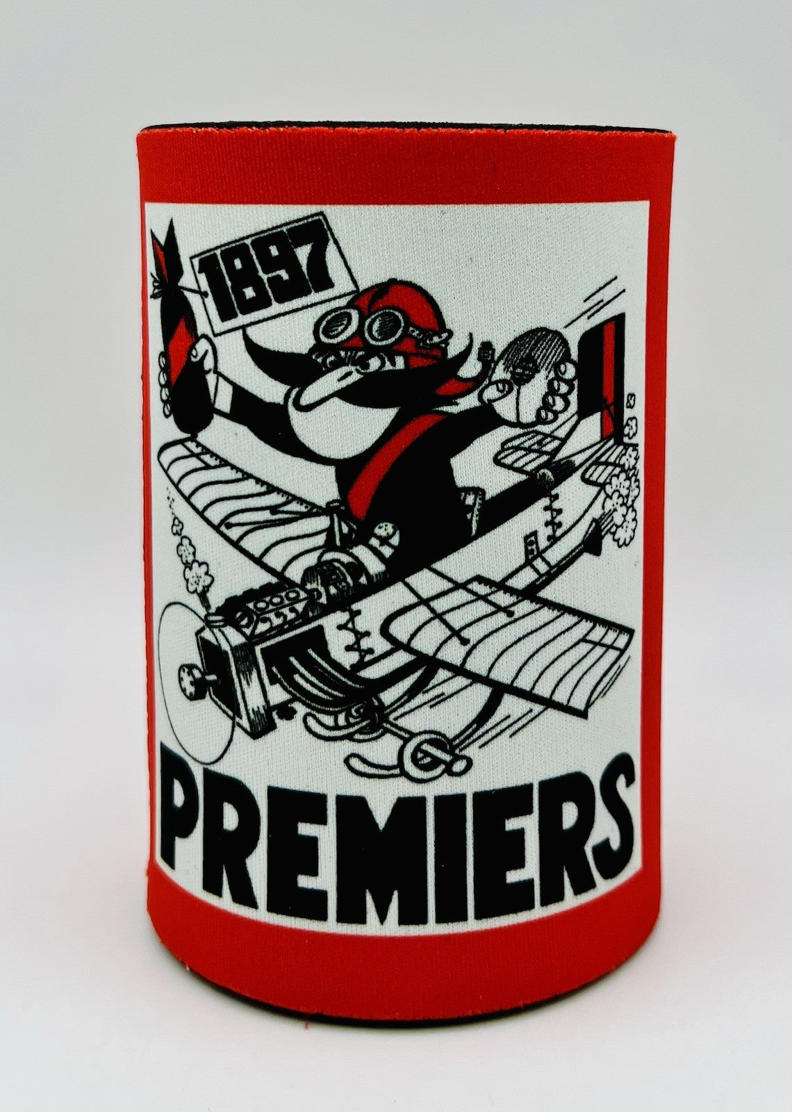 WegArt WEG Premiers Stubby Holder Can Cooler - Essendon Bombers 1897