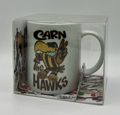 WegArt WEG Supporter Mug  - Hawthorn Hawks - “Carn The Hawks”