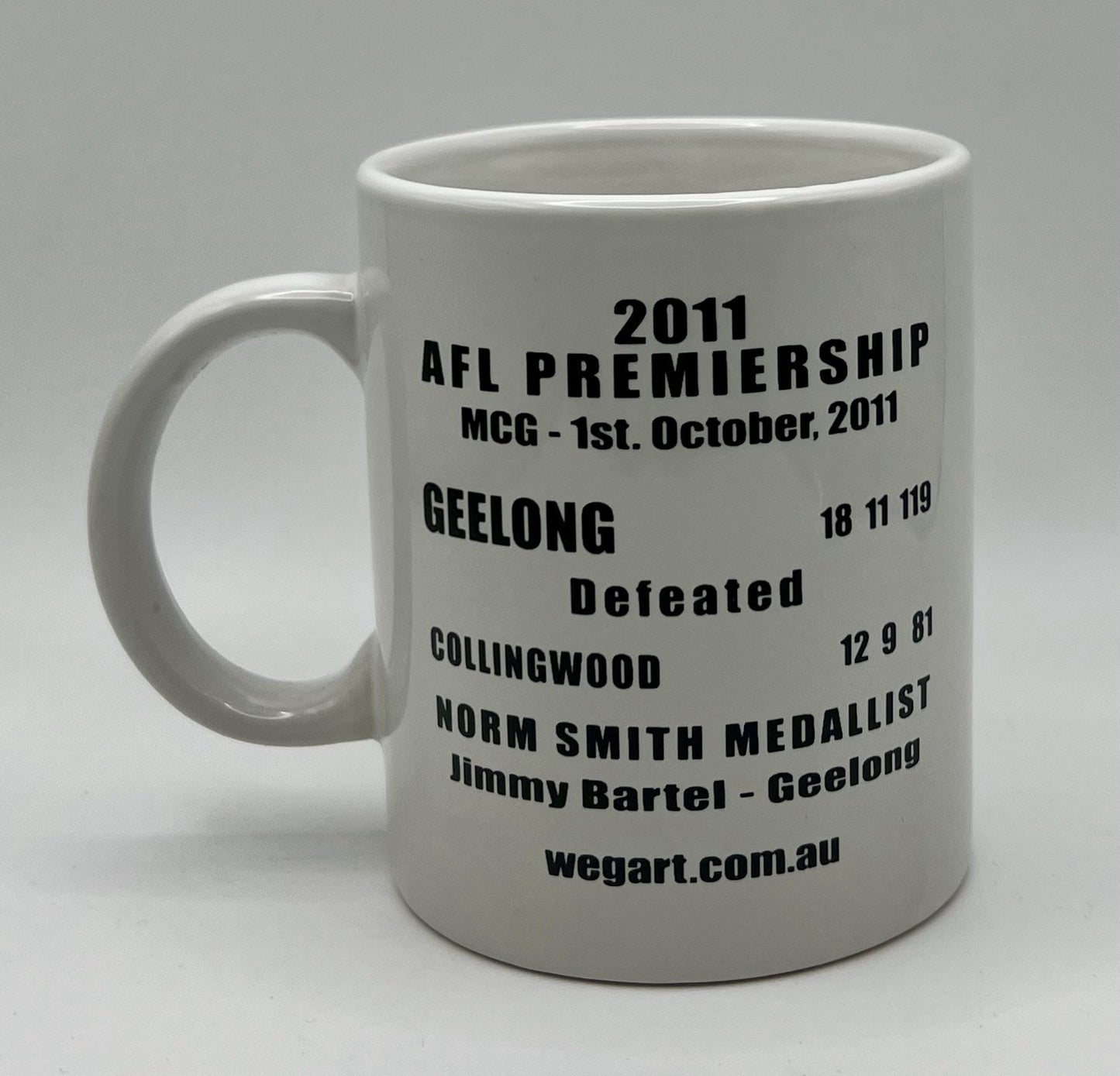WegArt WEG Premiers Mug  - Geelong Cats 2011