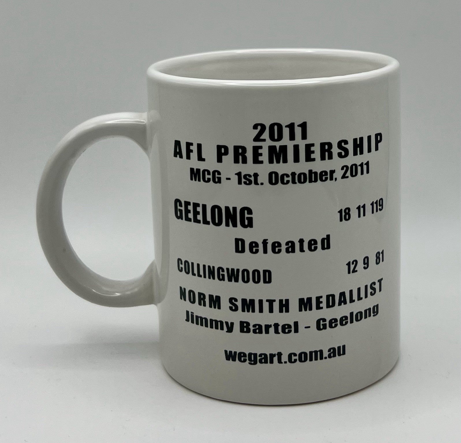 WegArt WEG Premiers Mug  - Geelong Cats 2011