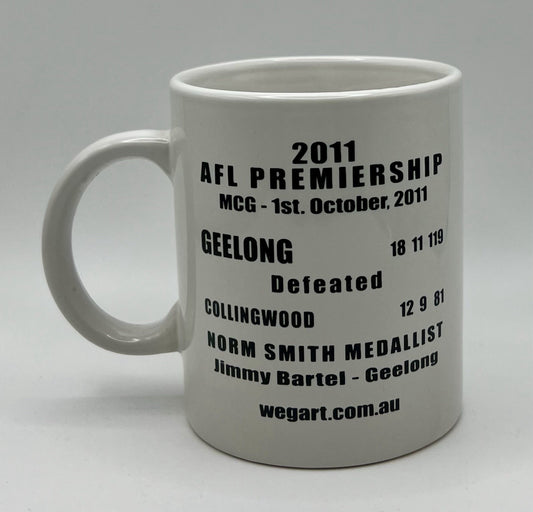 WegArt WEG Premiers Mug  - Geelong Cats 2011