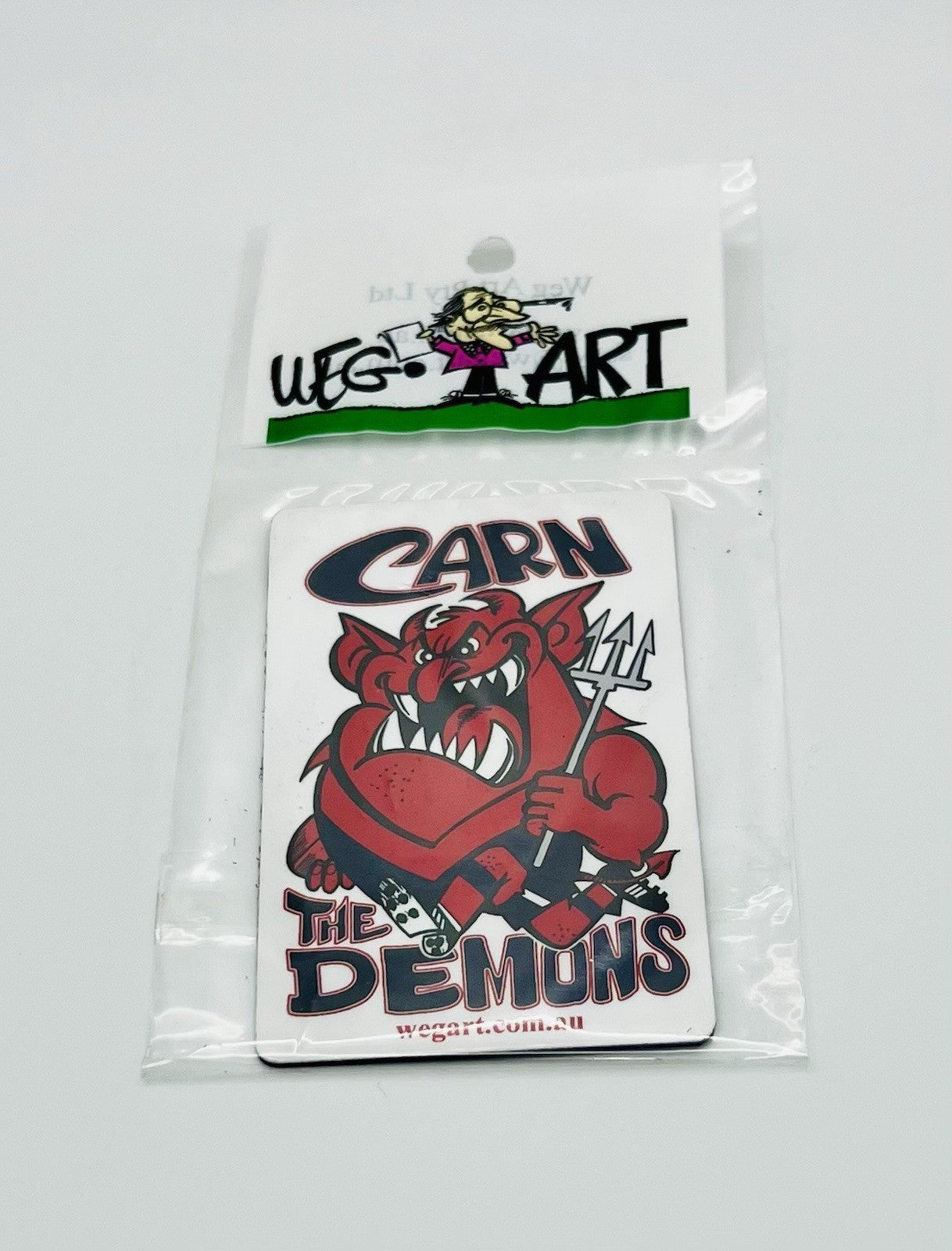 WEG WegArt Fridge Magnet - “Carn The Demons” Melbourne Demons