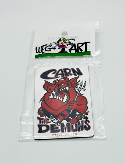 WEG WegArt Fridge Magnet - “Carn The Demons” Melbourne Demons