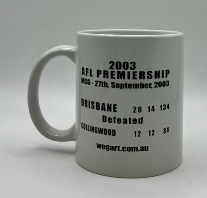 WegArt WEG Premiers Mug - Brisbane Lions 2003