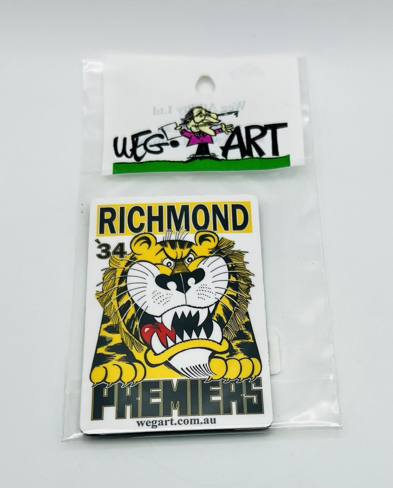 WEG WegArt Premiers Fridge Magnet - Richmond Tigers 1934