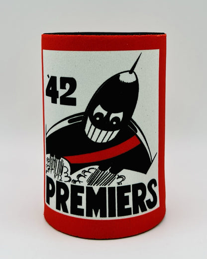 WegArt WEG Premiers Stubby Holder Can Cooler - Essendon Bombers 1942