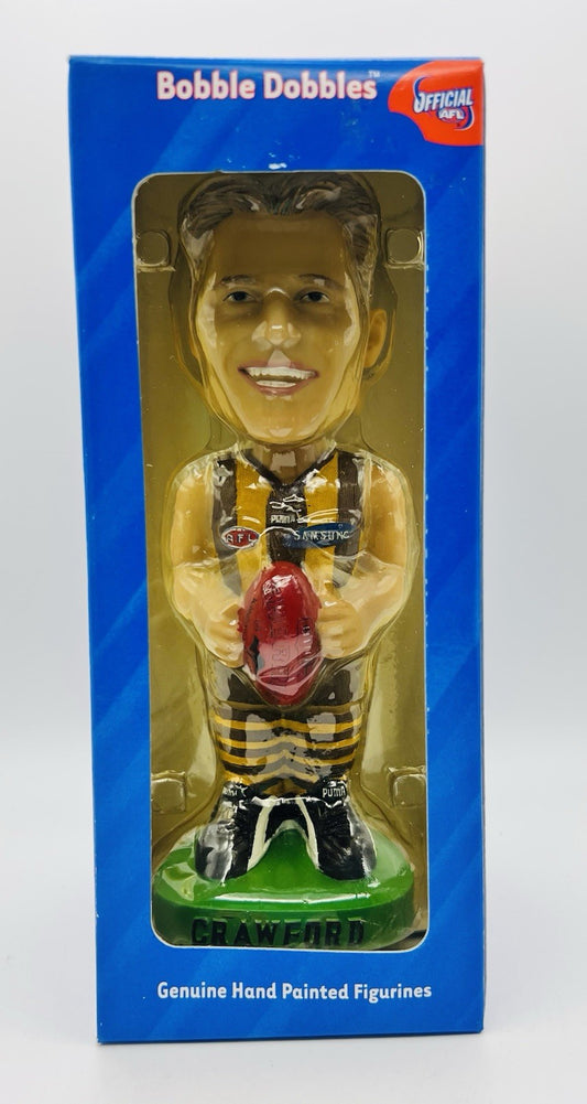 2002 AFL Bobble Dobbles Bobblehead - Hawthorn Hawks Shane Crawford