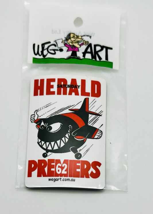 WEG WegArt Premiers Fridge Magnet - Essendon Bombers 1962
