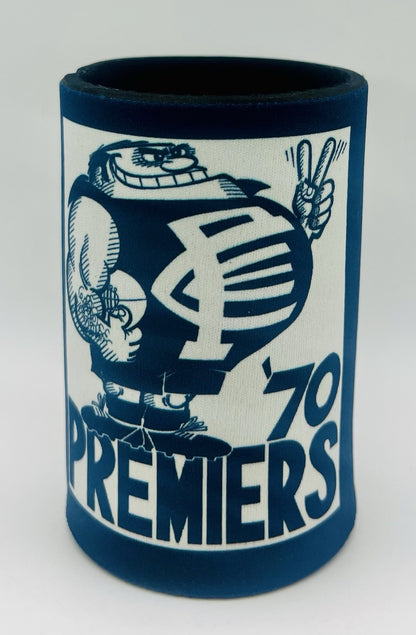 WegArt WEG Premiers Stubby Holder Can Cooler - Carlton Blues 1970