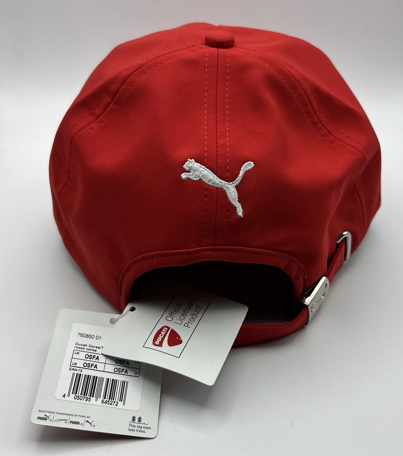 Ducati Corse Team Baseball Cap by Puma (2011 Ducati Corse Team Hat in Red)