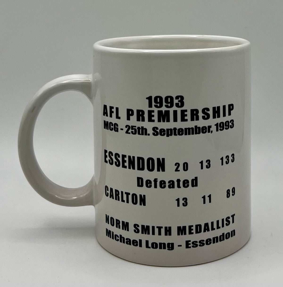 WegArt WEG Premiers Mug  - Essendon Bombers 1993