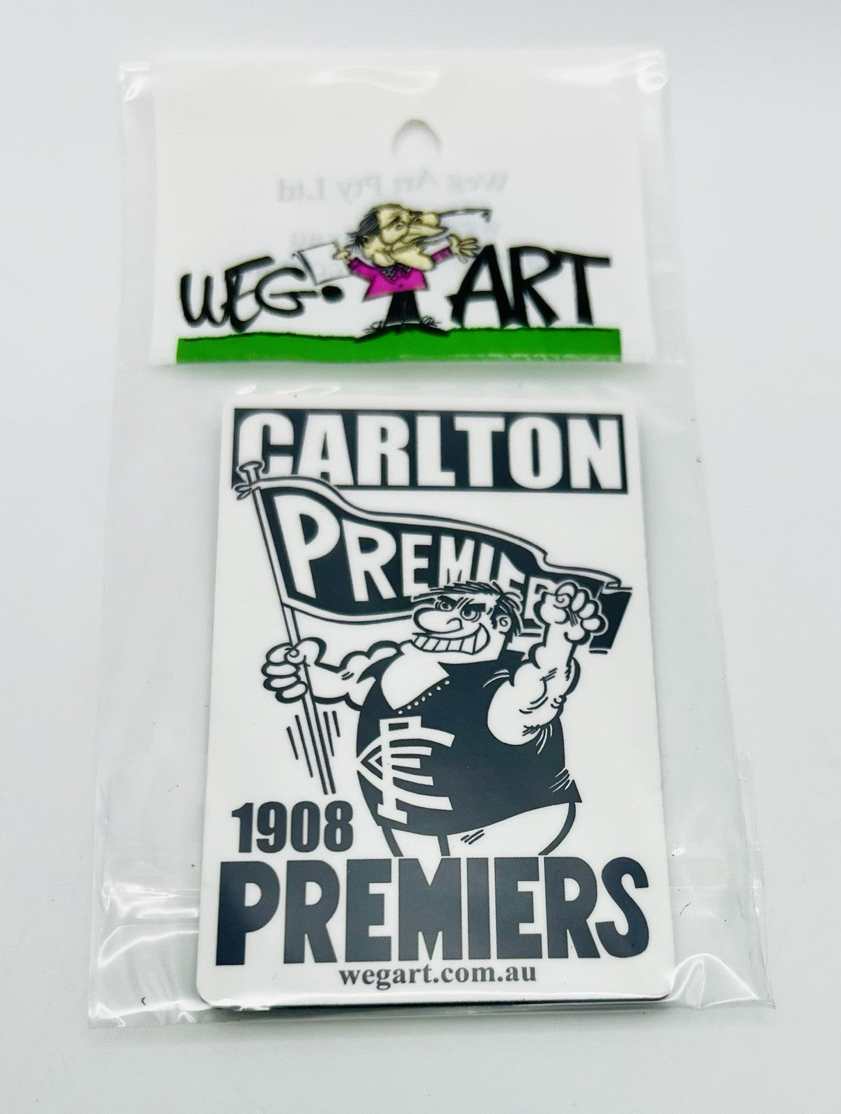 WEG WegArt Premiers Fridge Magnet - Carlton Blues 1908