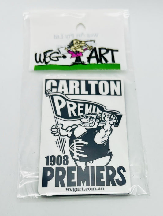 WEG WegArt Premiers Fridge Magnet - Carlton Blues 1908