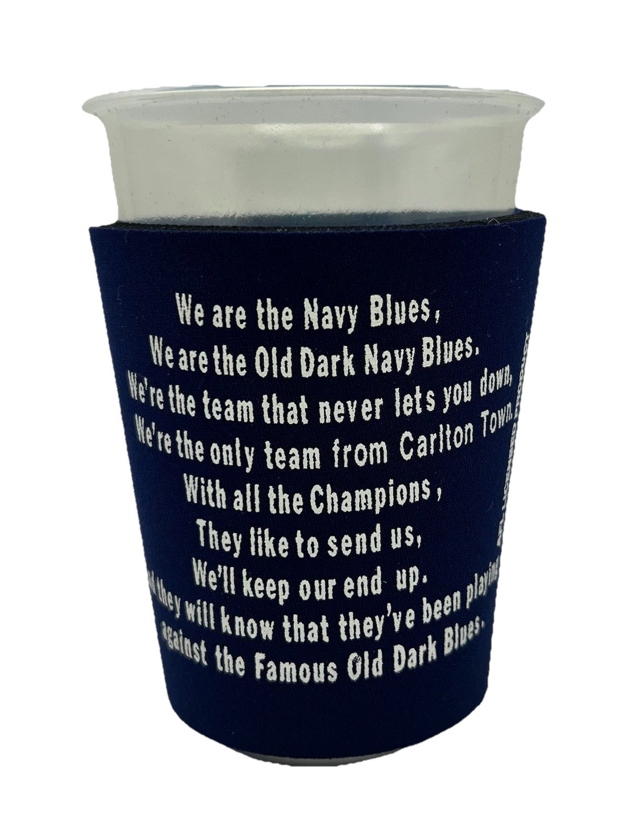 AFL Stadium Cup Holder Cooler - Carlton Blues