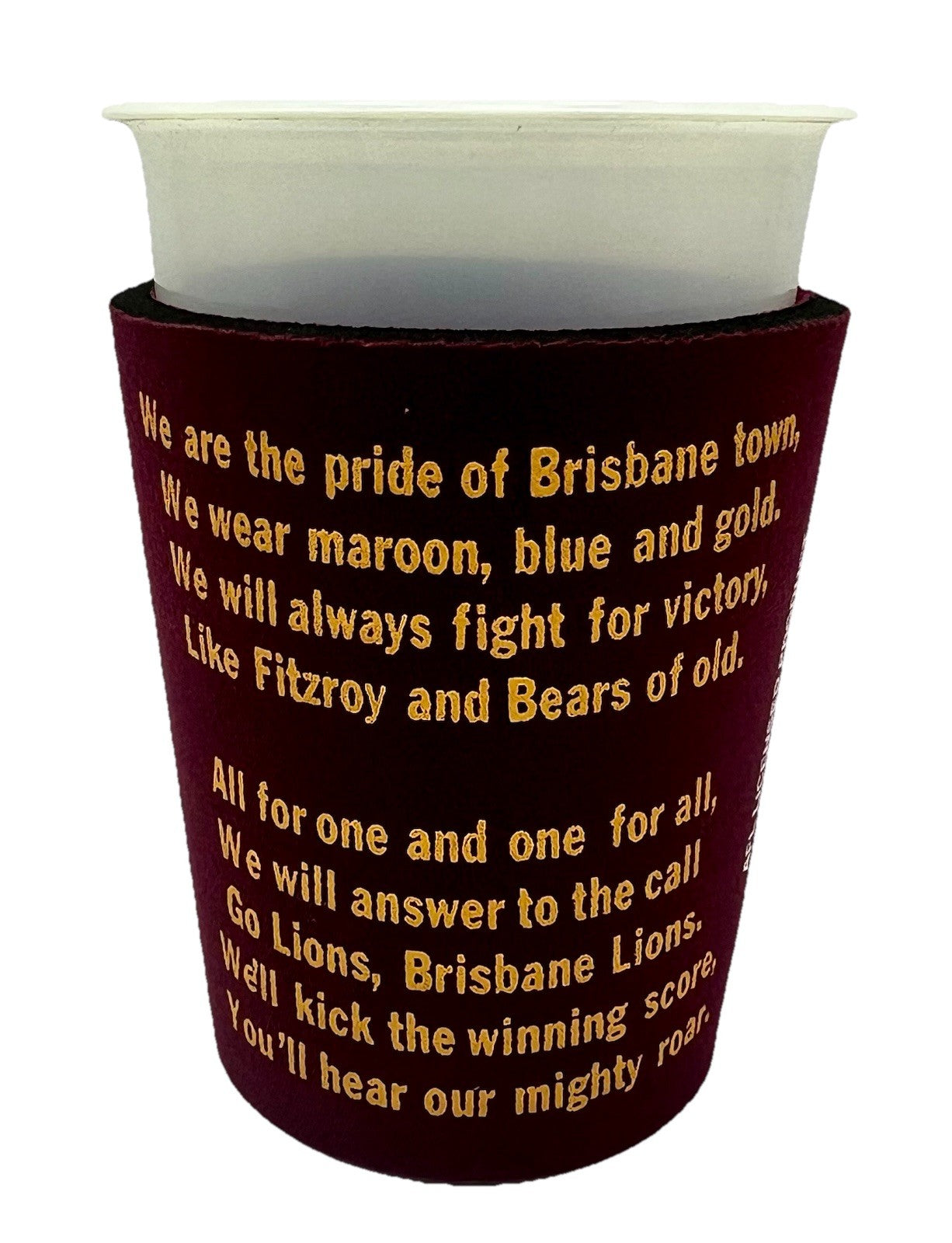 AFL Stadium Cup Holder Cooler - Brisbane Lions