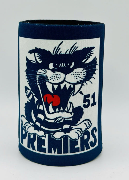WegArt WEG Premiers Stubby Holder Can Cooler - Geelong Cats 1951