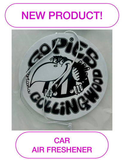 Collingwood Magpies WEG WegArt Car Air Freshener - PINE SCENT