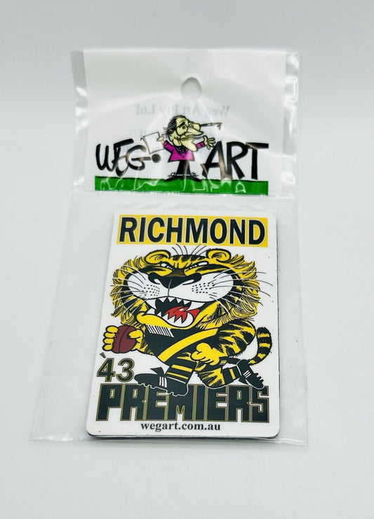 WEG WegArt Premiers Fridge Magnet - Richmond Tigers 1943