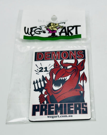 WEG WegArt Premiers Fridge Magnet - Melbourne Demons 2021