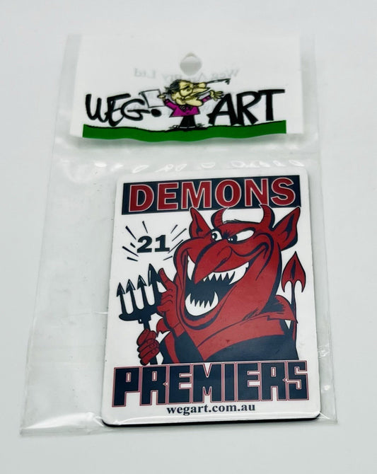 WEG WegArt Premiers Fridge Magnet - Melbourne Demons 2021
