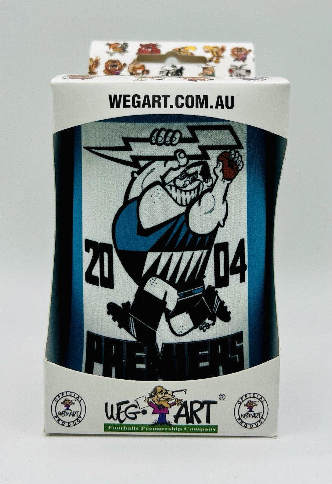 WegArt WEG Premiers Stubby Holder Can Cooler - Port Adelaide Power 2004