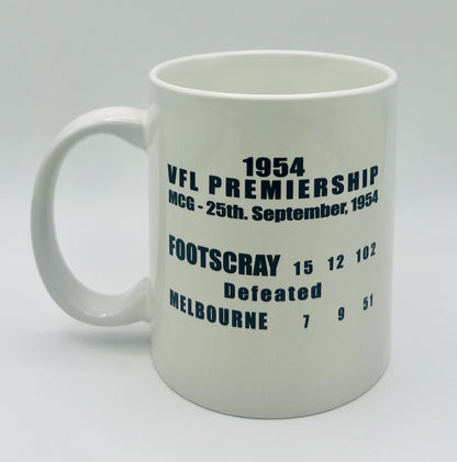 WegArt WEG Premiers Mug - Footscray Bulldogs 1954