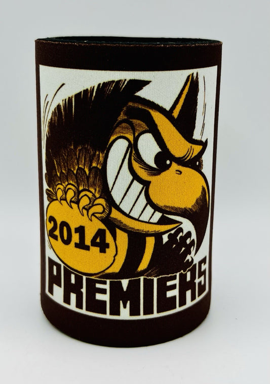 WegArt WEG Premiers Stubby Holder Can Cooler - Hawthorn Hawks 2014
