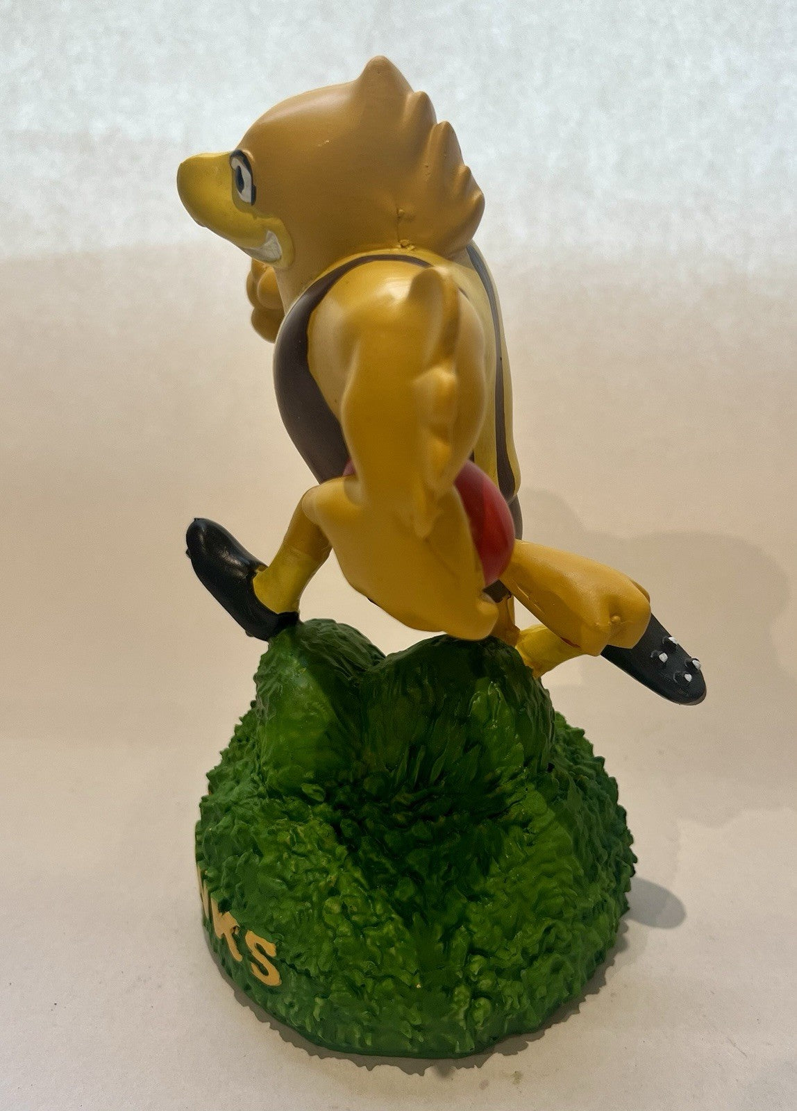 Retro AFL Hawthorn Hawks Mascot Figurine Statue