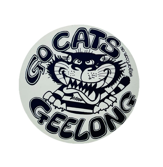 WEG WegArt Fridge Magnet - Geelong Cats Round Magnet