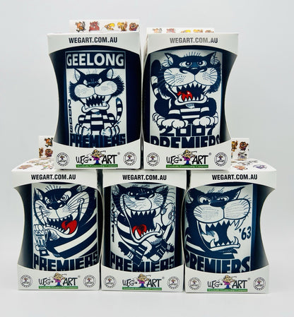 WegArt WEG Premiers Stubby Holder Can Cooler - Geelong Cats 1963