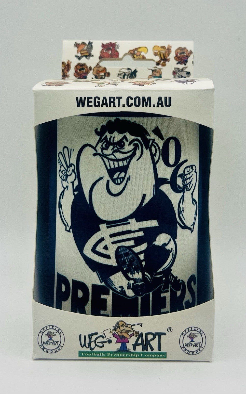 WegArt WEG Premiers Stubby Holder Can Cooler - Carlton Blues 1906