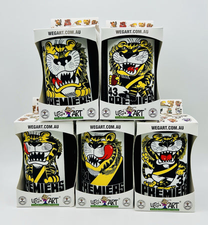 WegArt WEG Premiers Stubby Holder Can Cooler - Richmond Tigers 1943