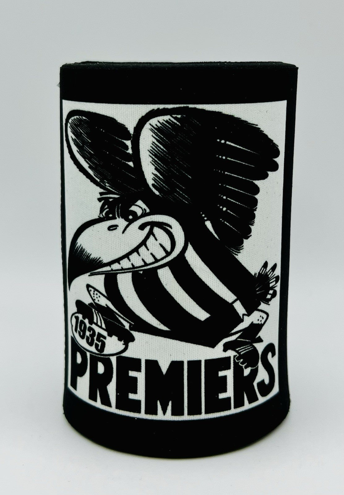 WegArt WEG Premiers Stubby Holder Can Cooler - Collingwood Magpies 1935