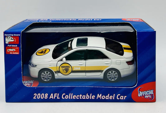2008 AFL Collectable Model Car Toyota Camry Hawthorn Hawks