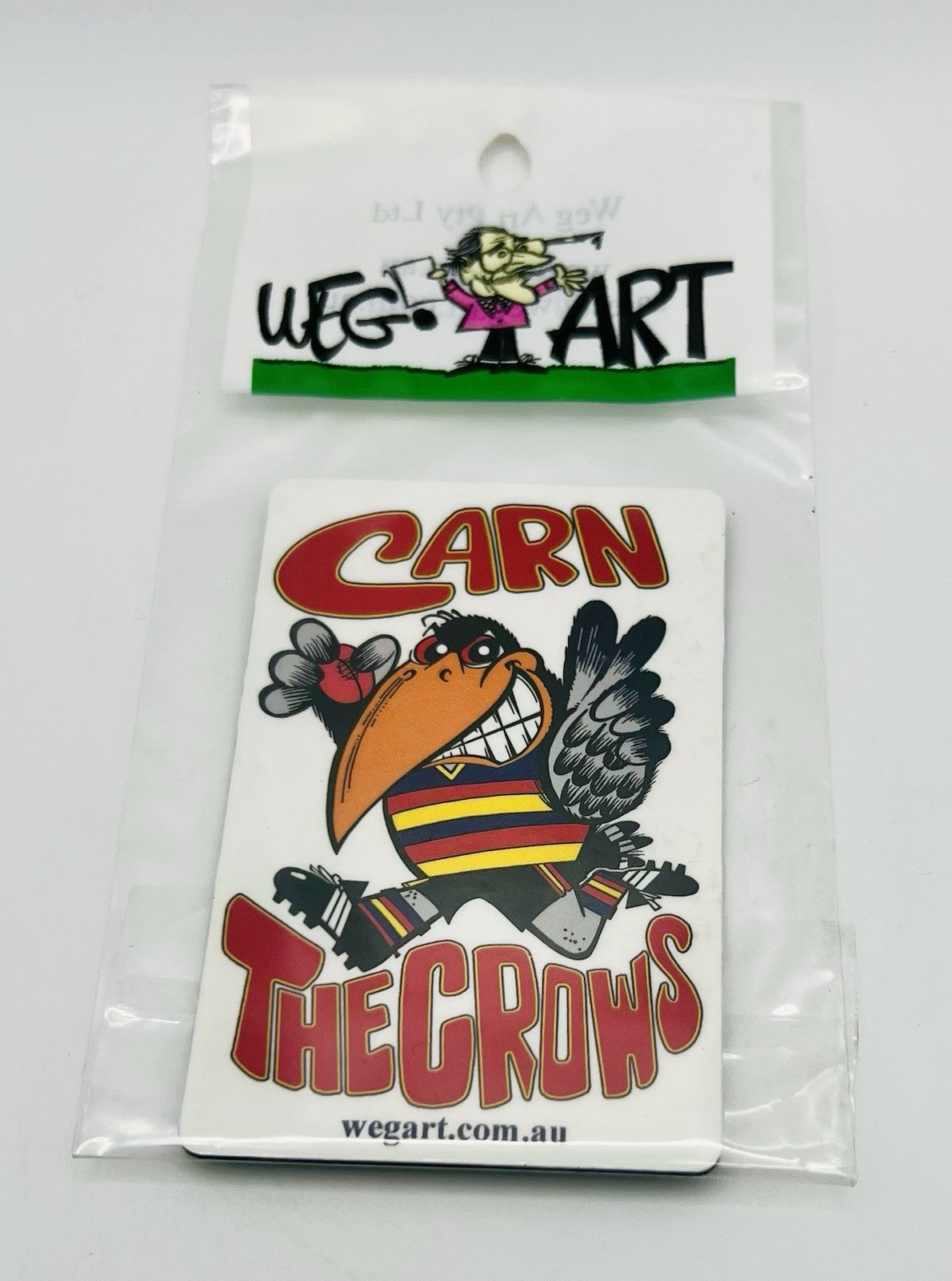 WEG WegArt Full Set Of 4 Premiers & Supporters Fridge Magnets - Adelaide Crows