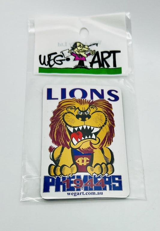 WEG WegArt Premiers Fridge Magnet - Fitzroy Lions 1944
