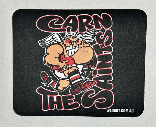 WegArt mouse pad - St Kilda Saints  “Carn The Saints”