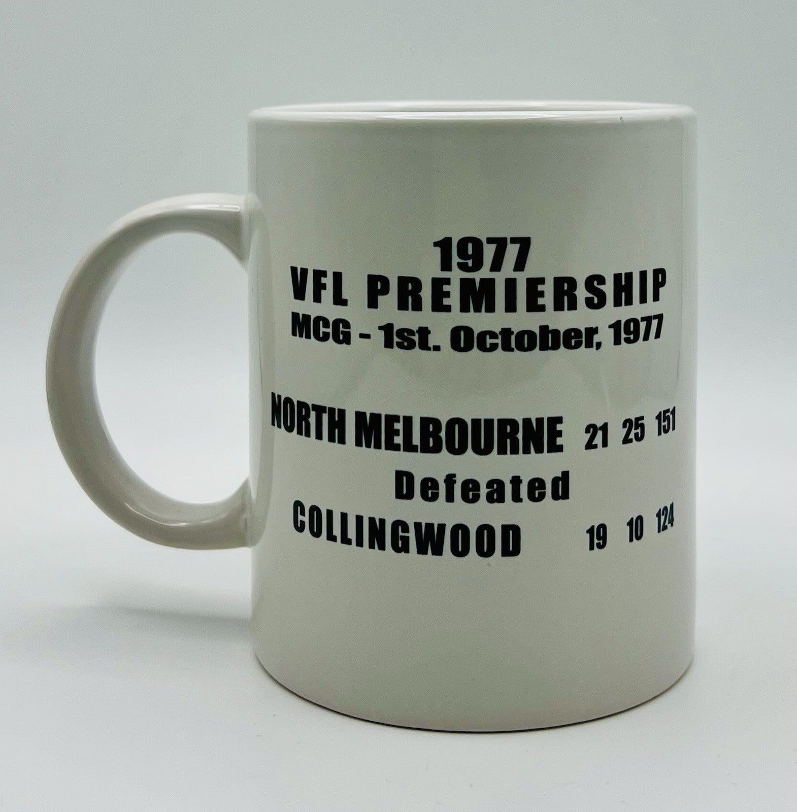 WegArt WEG Premiers Mug - North Melbourne 1977