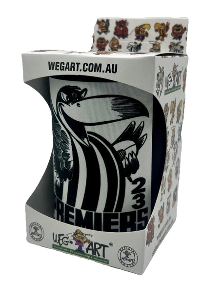 WegArt WEG Premiers Stubby Holder Can Cooler - Collingwood Magpies 2023