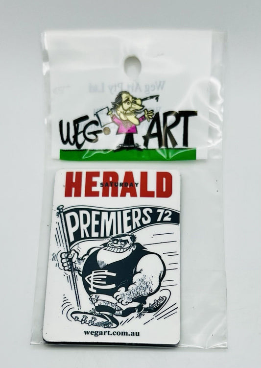 WEG WegArt Premiers Fridge Magnet - Carlton Blues 1972