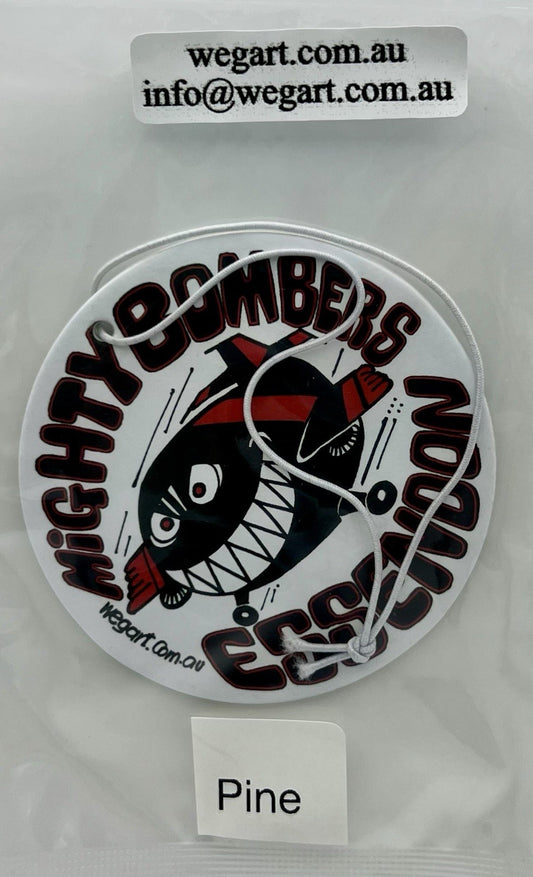 Essendon Bombers WEG WegArt Car Air Freshener - PINE SCENT