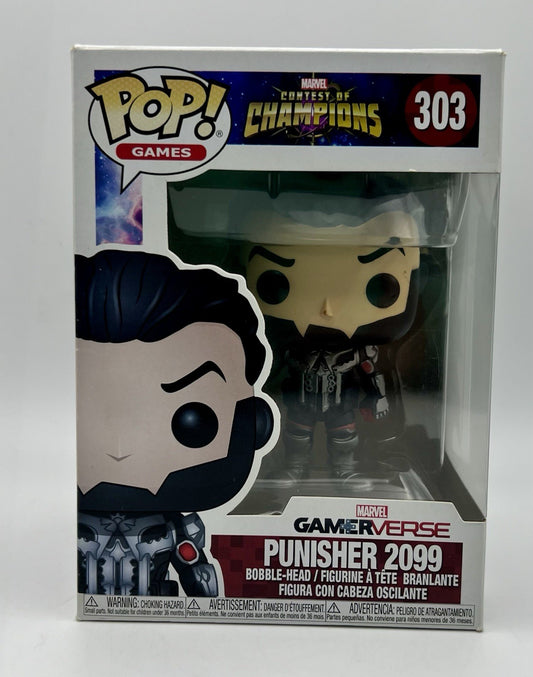 Funko Pop Games #303 Punisher 2099 Contest of Champions Marvel Gamerverse