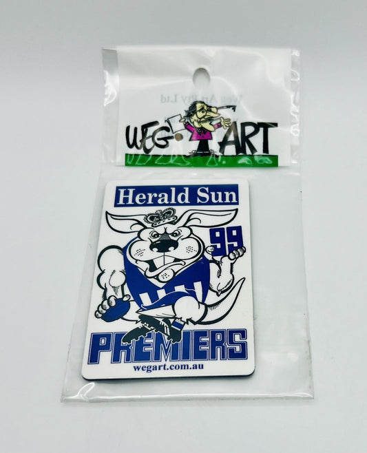 WEG WegArt Premiers Fridge Magnet - North Melbourne Kangaroos 1999