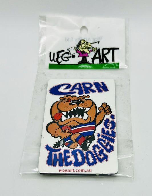 WEG WegArt Fridge Magnet - “Carn The Doggies” Western Bulldogs