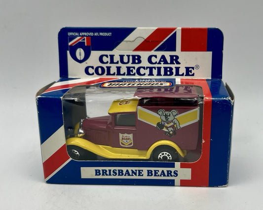 Vintage AFL 1995 Club Car Collectible Ford Model A Van Brisbane Bears