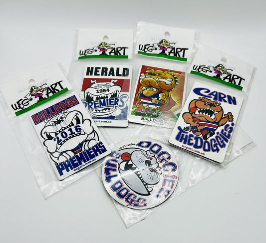 WEG WegArt Premiers Fridge Magnet - Western Bulldogs 1954