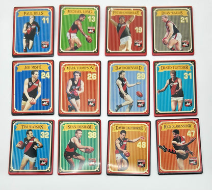 Essendon 1993 AFL Premiership Commemorative Metal Card Tin Set ( 21 Metal Cards)
