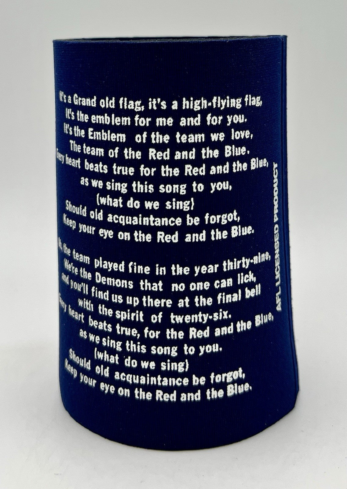 Vintage AFL Stubby Holder/Can Cooler Melbourne Demons Devilish Demons