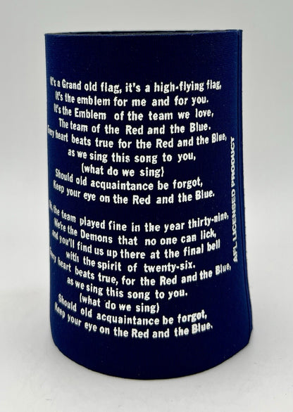 Vintage AFL Stubby Holder/Can Cooler Melbourne Demons Devilish Demons